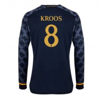 Moški Nogometni dresi Real Madrid Toni Kroos #8 Gostujoči 2023-24 Dolgi Rokav